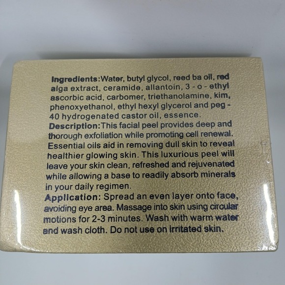 Lior Gold Paris Golden Facial Peel 1.7 Oz 24K Anti Aging Women Superficial Peel - Picture 3 of 7